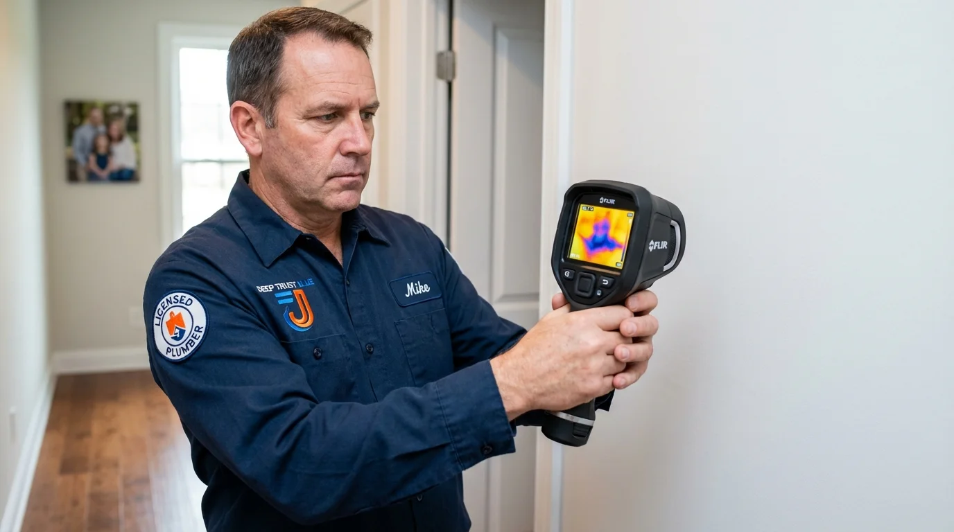 Thermal imaging leak detection by Johns Plumbing LLC in Indian Wells